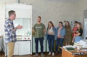 Ознакомительные экскурсии в ИБФРМ РАН для студентов СГАУ в рамках учебной практики.