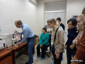 Экскурсия в ИБФРМ РАН для учащихся  «Лицея-интерната естественных наук»